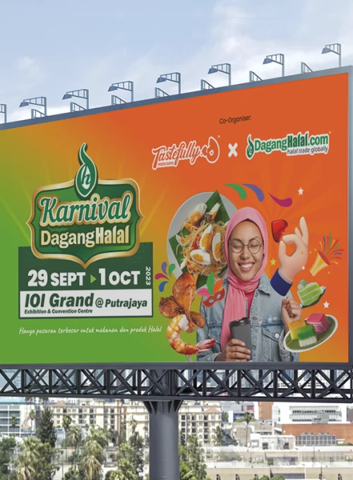 Billboard poster Karnival Daganghalal